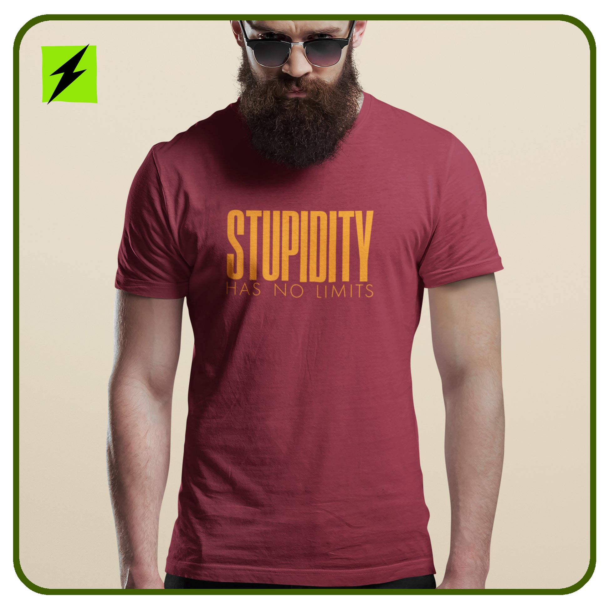 Stupidity Has No Limits - Gildan® Heavy Cotton™ 100% Cotton T-Shirt