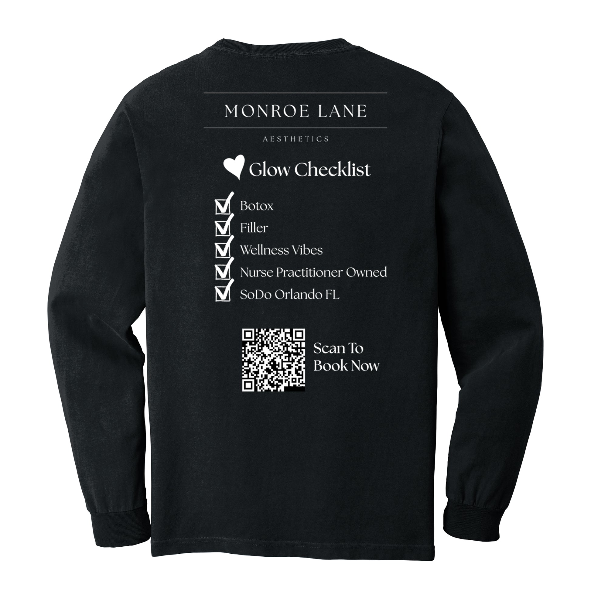 Monroe Lane Aesthetics Comfort Colors® Heavyweight Ring Spun Long Sleeve Pocket Tee