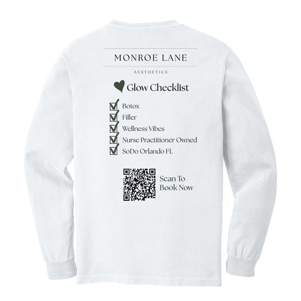 Monroe Lane Aesthetics Comfort Colors® Heavyweight Ring Spun Long Sleeve Pocket Tee