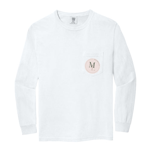 Monroe Lane Aesthetics Comfort Colors® Heavyweight Ring Spun Long Sleeve Pocket Tee