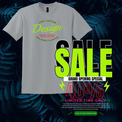 Custom Designed Gildan® DryBlend® 50 Cotton/50 Poly T-Shirt